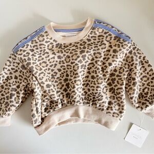 Leopard Print Kids Sweater